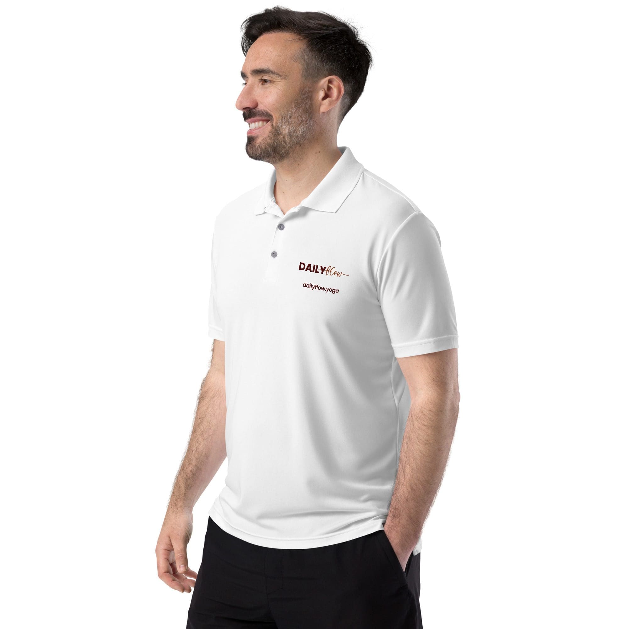 DF Logo Adidas Polo Shirt - Image 3